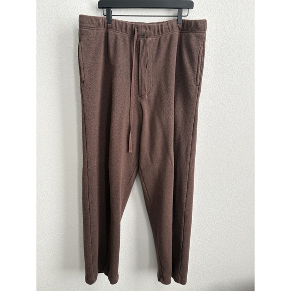 Orvis Quarter Zip Pullover Men's Long Sleeve Brown XL With Pants 2pc Set - Picture 6 of 13